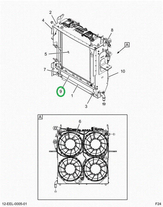 2523617C91 Bracket Assembly, Condenser