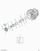 2523707C91 Kit, Input Shaft Cover