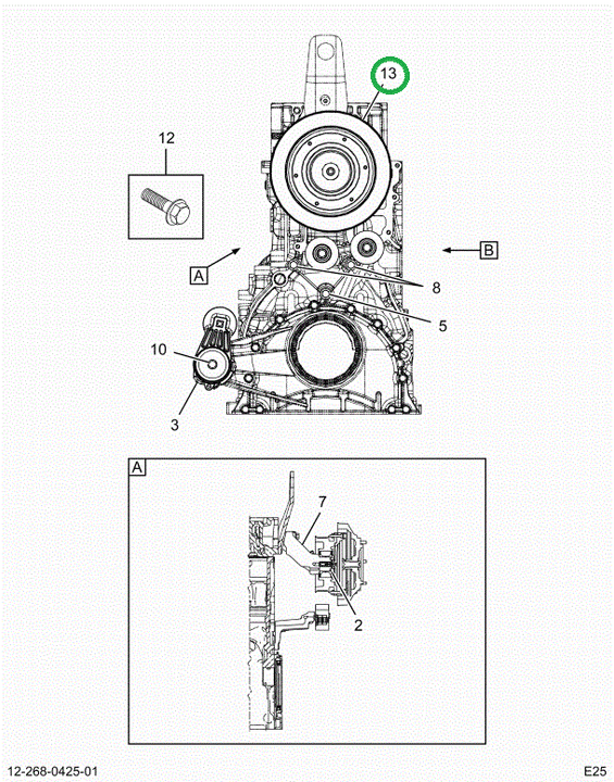 2523724C91 Kit, Fan Journal Mid