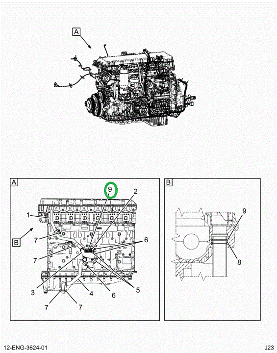2523743C91 Oil Mist Separator Breather Ki