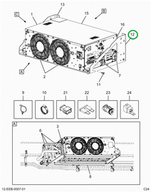 2523811C91 Bracket, Side Support