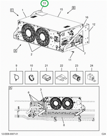2523812C91 Bracket, Side Support