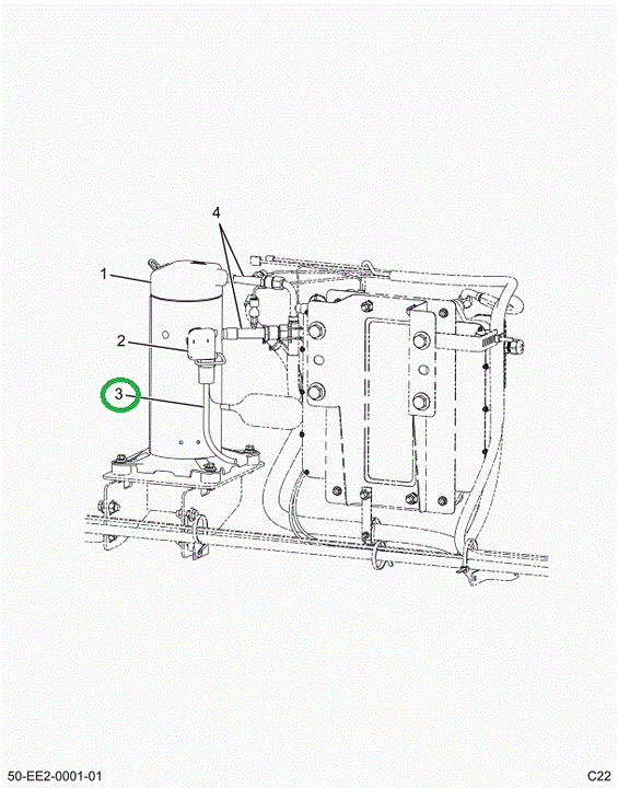 2523825C1 Harness, Compressor, Variable