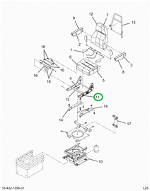 2523836C1 VALVE, ROCKER, SEAT