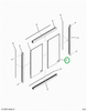2523893C91 GLASS,BLACK REAR GLASS ASSEMBL
