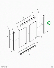 2523895C91 FRAME,ALUMINUM FRAME ASSEMBLY,