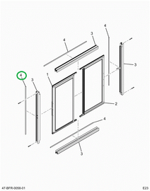 2523897C91 SEAL KIT, DRIVER, STORM WINDOW