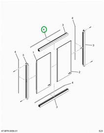 2523898C91 SEAL KIT, DRIVER, LAMINATED WI