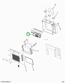 2523948C1 BLOWER ASSEMBLY, STEPWELL HEAT