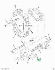 2524357C91 Bracket, Brake Chamber With Se