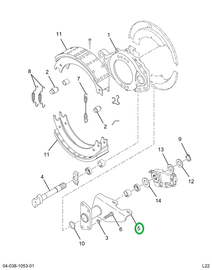 2524365C91 Bracket, Brake Chamber
