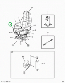 2524390C1 Seat Cushion