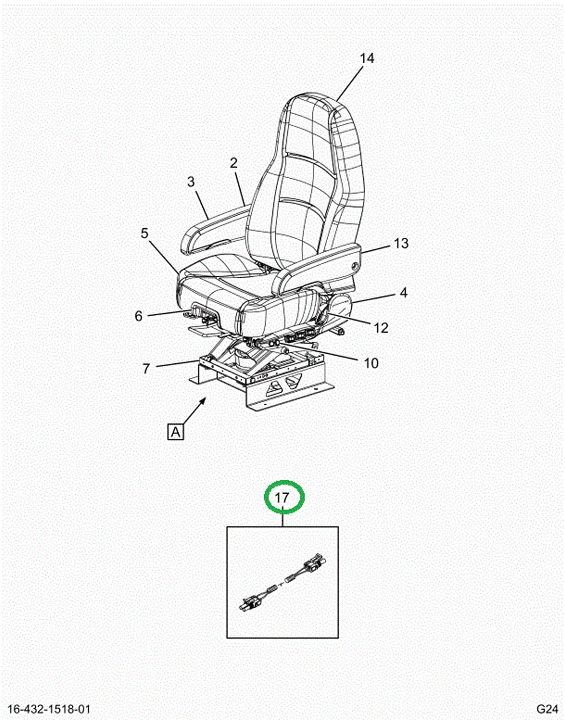 2524398C1 Heater Wire Harness