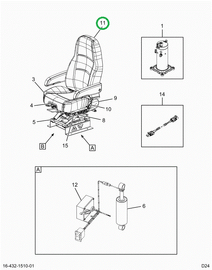 2524401C1 Seat Back