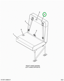 2524429C1 Upholstery, Qs11-30, Back, Pre