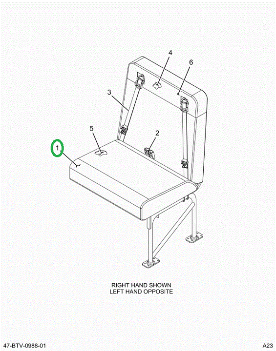 2524430C1 Upholstery, Qs11-30, Bottom, P