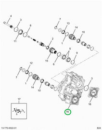 2524512C92 T14 Power Take- Off Install Ki