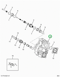 2524518C91 T14 Single Power Take Off 1.61