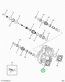 2524520C91 T14 Dual Power Take Off 1.39-1