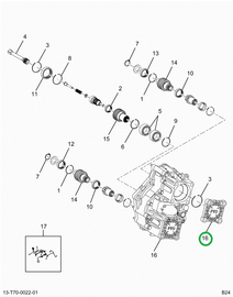 2524521C91 T14 Dual Power Take Off 1.51-