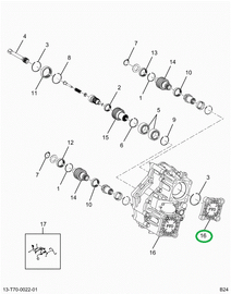 2524522C91 T14 Dual Power Take Off 1.61 -