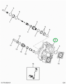 2524523C91 T14 Single Power Take Off 1.09