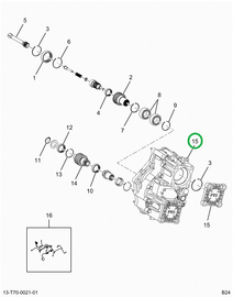 2524525C91 T14 Single Power Take Off 1.39