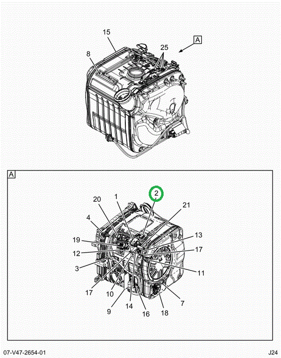 2524539C91 Aftertreatment Temperature Sen