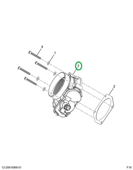 2524638C1 Body, Throtle