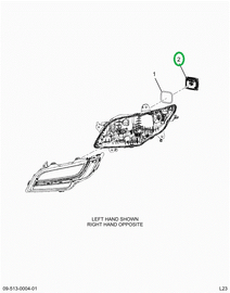 2524665C91 Ecu, Headlamp Ulb De-icing