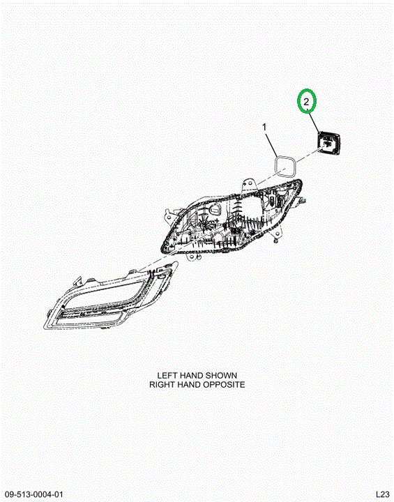 2524665C91 Ecu, Headlamp Ulb De-icing