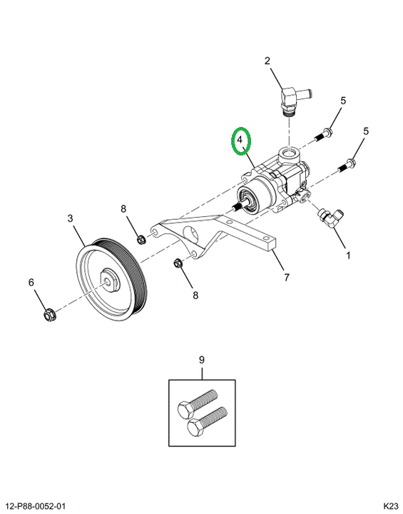 2524980C1 Pump, Power Steering