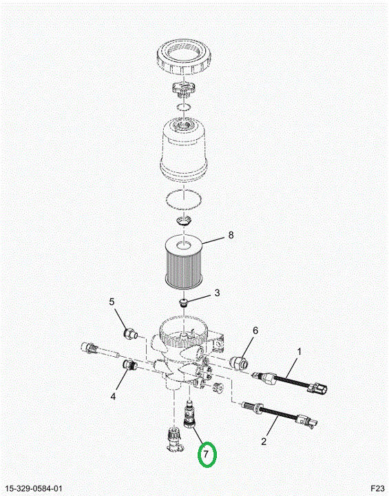 2525734C1 Thermovalve, Fuel Filter