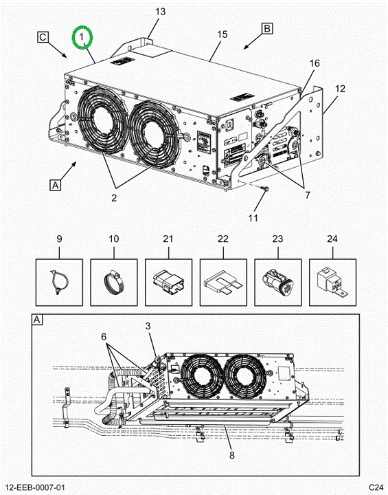 2525780C91 Assembly, Hv Box