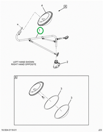 2525836C1 Arm, Right Hand, Crossview, Ha