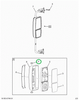 2525844C1 Cap, Grommet, Rubber, 1.016id