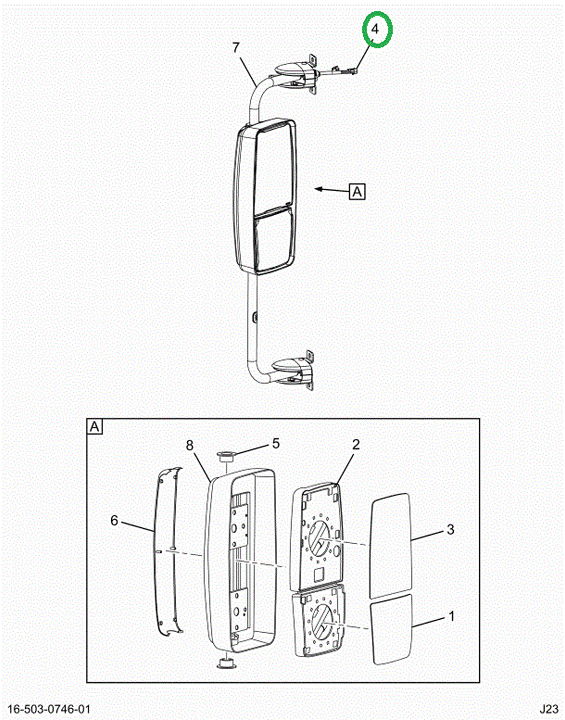 2525845C1 Sensor, Aat, Accustyle Mirror