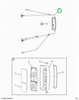 2525849C1 Arm, Rear View Mirror, Right H