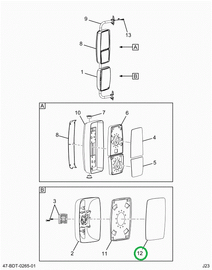 2525861C1 Glass, Mirror, Openview, Conve