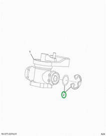 2525924C91 Water Valve O-ring Clip Kit