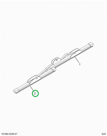 2526233C1 Wiper Blade, 13 Inch