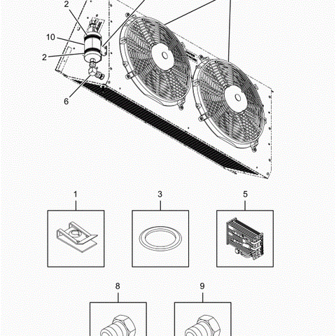 2526254C1 Fan Assembly, 14 Inch, Puller