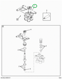 2526293C91 Brake Control Valve, Bendix