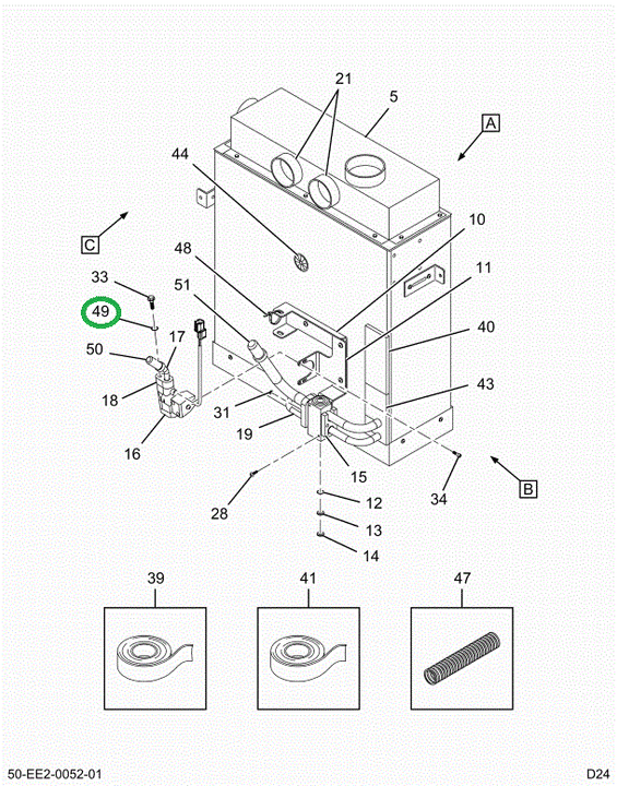 2526355C1 O-ring, Hnbr, .424 ID X .103 T