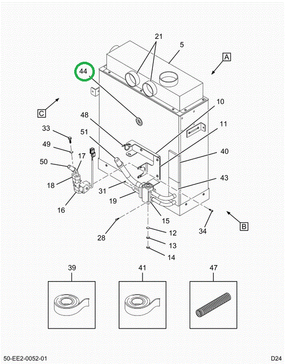 2526358C1 Bushing, Snap, 1.00 ID With Sh