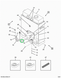 2526364C1 Nut, Hexagon Flange, Lock