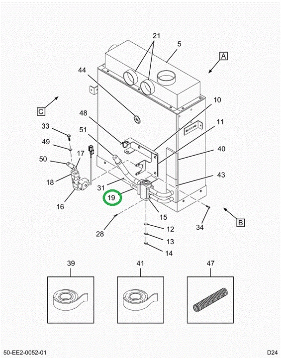 2526366C1 Fitting, 3/8 Washer Seal X Pea