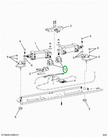 2526844C1 AIR CYLINDER MOUNTING SUPPORT