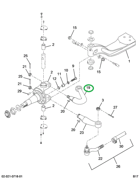 2585518C1 ARM STEERING LHD
