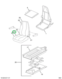 2585988C1 PAD SEAT CUSHION